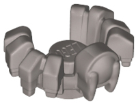 LEGO® los onderdeel Dier Onderdelen in kleur Zilver 35039