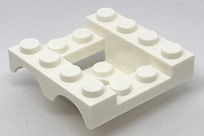 LEGO® los onderdeel Spatbord in kleur Wit 24151
