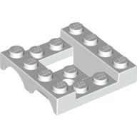 Plaatje in Gallery viewer laden, LEGO® los onderdeel Spatbord in kleur Wit 24151