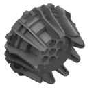 LEGO® los onderdeel Wiel in kleur Parel Donkergrijs 64712