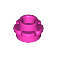 LEGO® los onderdeel Plaat Rond in kleur Donker Roze 24866