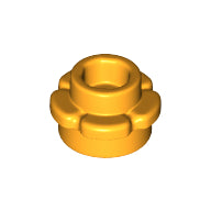 LEGO® los onderdeel Plaat Rond Helder Licht Oranje 24866