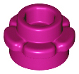 LEGO® los onderdeel Plaat Rond in kleur Magenta 24866