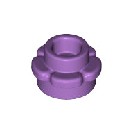Plaatje in Gallery viewer laden, LEGO® los onderdeel Plaat Rond Medium Lavendel 24866