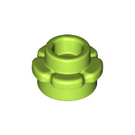 Plaatje in Gallery viewer laden, LEGO® los onderdeel Plaat Rond in kleur Limoen 24866