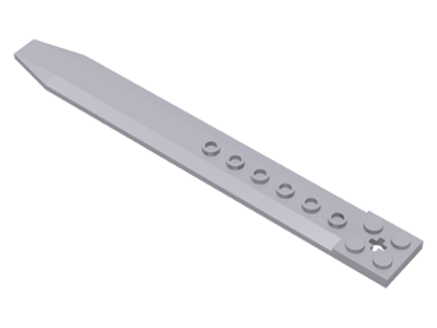 LEGO® Plaat Aangepast Licht Blauwachtig Grijs 62743
