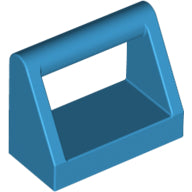 LEGO® los onderdeel Tegel Aangepast Donker Azuurblauw 2432