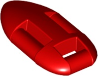 LEGO® los onderdeel Accessoire in kleur Rood 90395