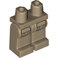 Plaatje in Gallery viewer laden, LEGO® Benen met Motief Donker Geelbruin 970c00pb0747