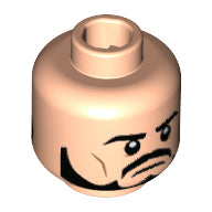 Plaatje in Gallery viewer laden, LEGO® los onderdeel Hoofd in kleur Lichte Noga 3626pb1989