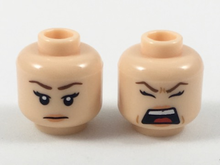 Plaatje in Gallery viewer laden, LEGO® los onderdeel Hoofd in kleur Lichte Noga 3626pb1991
