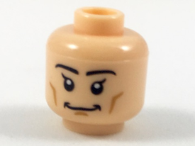LEGO® los onderdeel Hoofd in kleur Lichte Noga 3626pb1987