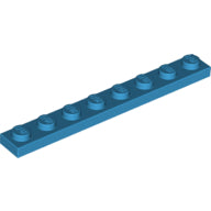 LEGO® los onderdeel Plaat Algemeen Donker Azuurblauw 3460