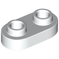 LEGO® los onderdeel Plaat Rond in kleur Wit 35480
