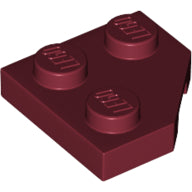 Plaatje in Gallery viewer laden, LEGO® los onderdeel Wig Plaat in kleur Donkerrood 26601