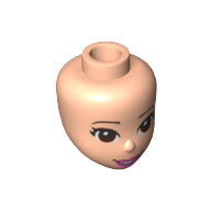 Plaatje in Gallery viewer laden, LEGO® los onderdeel Hoofd in kleur Lichte Noga 37291