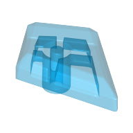 Plaatje in Gallery viewer laden, LEGO® Tegel Aangepast Doorzichtig Donkerblauw 35649