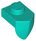 LEGO® los onderdeel Plaat Aangepast Donker Turkoois 15070