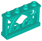LEGO® los onderdeel Hek in kleur Donker Turkoois 19121