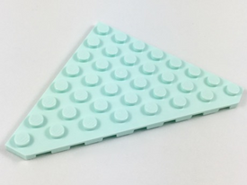 LEGO® los onderdeel Wig Plaat in kleur Licht Aqua 30504