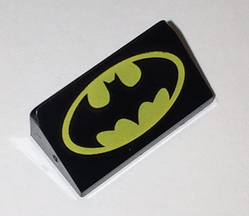 LEGO® los onderdeel Dakpan met Motief Zwart 85984pb186