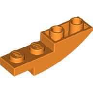 Plaatje in Gallery viewer laden, LEGO® los onderdeel Dakpan Gebogen in kleur Oranje 13547