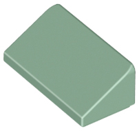 LEGO® los onderdeel Dakpan Algemeen in kleur Zandgroen 85984