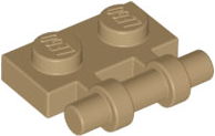 Plaatje in Gallery viewer laden, LEGO® los onderdeel Plaat Aangepast Donker Geelbruin 2540