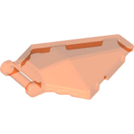 LEGO® los onderdeel Voorruit Doorzichtig Neon Oranje 27262