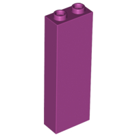 LEGO® los onderdeel Steen in kleur Magenta 2454