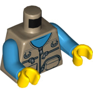 LEGO® Lijf met Motief Donker Geelbruin 973pb2912c01