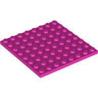 LEGO® los onderdeel Plaat Algemeen Donker Roze 41539