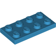 Plaatje in Gallery viewer laden, LEGO® los onderdeel Plaat Algemeen Donker Azuurblauw 3020