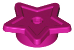 Plaatje in Gallery viewer laden, LEGO® los onderdeel Plaat Rond in kleur Magenta 11609
