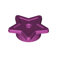 LEGO® los onderdeel Plaat Rond in kleur Magenta 11609