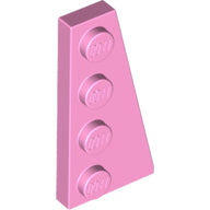 LEGO® los onderdeel Wig Plaat in kleur Fel Roze 41769