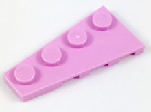 Plaatje in Gallery viewer laden, LEGO® los onderdeel Wig Plaat in kleur Fel Roze 41770