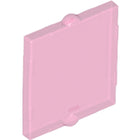 LEGO® Venster, Ruit en Luik Doorzichtig Donkerroze 60601