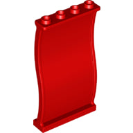 Plaatje in Gallery viewer laden, LEGO® los onderdeel Paneel in kleur Rood 34732
