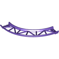 Plaatje in Gallery viewer laden, LEGO® los onderdeel Rails in kleur Donkerpaars 25061