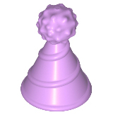 LEGO® onderdeel Hoofddeksel Accessoire Medium Lavendel 24131