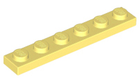 LEGO® los onderdeel Plaat Algemeen Helder Lichtgeel 3666