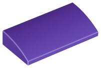 Plaatje in Gallery viewer laden, LEGO® los onderdeel Dakpan Gebogen Donkerpaars 88930
