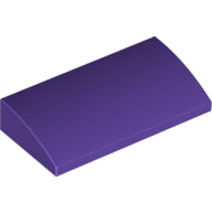 LEGO® los onderdeel Dakpan Gebogen Donkerpaars 88930