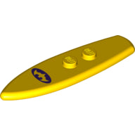 LEGO® los onderdeel Accessoire met Motief Geel 90397pb008