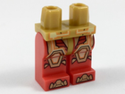 LEGO® los onderdeel Benen met Motief Parel Goud 970c05pb21