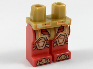 LEGO® los onderdeel Benen met Motief Parel Goud 970c05pb21