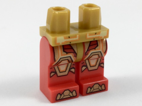 LEGO® los onderdeel Benen met Motief Parel Goud 970c05pb21