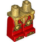 LEGO® los onderdeel Benen met Motief Parel Goud 970c05pb21