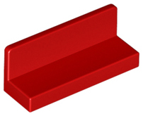 LEGO® los onderdeel Paneel in kleur Rood 23950
